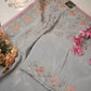 vichitra fabric saree with embroidery work ##SR092