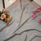 vichitra fabric saree with embroidery work ##SR092