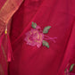 SHIMMER CHIFFON FABRIC SAREE WITH EMBROIDERY BUTA AND BANARASI WEAVING BORDER (WITH BLOUSE) ##SR0176
