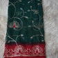Darbari saree in peacock design with jaal pattern on georgette fabric ##SR0184