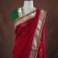FESTIVE RAJASTHANI TRADITIONAL CHARKHI GOTA PATTI HANDWORK SAREE WITH AANGI BLOUSE   ##SR423