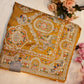 banarshi silk saree with sequence dori work with peacock pattern ##SR101