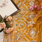 banarshi silk saree with sequence dori work with peacock pattern ##SR101