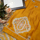 banarshi silk saree with sequence dori work with peacock pattern ##SR101