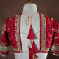 TRADITIONAL RAJASTHANI AANGI BLOUSE WITH  KACHI GOTA PATTI HANDWORK  ##HB052