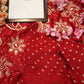 modal gazzi saree bandhani design kacchi gota patti work ##SR0102