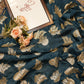 Benglori banarasi silk saree with beads work and heavy blouse in contrast work ##SR0104