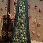 SUMMER SPECIAL DAILY WEAR SAREE WITH FLOWER PRINT ON GEORGETTE FABRIC (WITH BLOUSE) ##SR0194