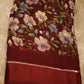 SUMMER SPECIAL DAILY WEAR SAREE WITH FLOWER PRINT ON GEORGETTE FABRIC (WITH BLOUSE) ##SR0194