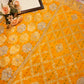 Pure neem zari saree in georgette fabric with kolkata handwork ##SR0106