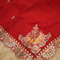 TRADITIONAL GOTA PATI WORK SAREE WITH HEAVY BORDER  (WITH BLOUSE) ##SR0192