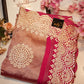 Banglore silk saree with gota patti work & Scallop border rich pallu ##SR0110