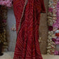 RAJASTHANI BANDHANI SAREE ON VISCOS GEORGETTE FABRIC WITH HANDWORK (WITH BLOUSE) ##SR426
