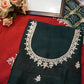 Dola silk saree with gota patti work & bandhani border ##SR0120