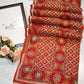 Gujarati saree with patola pattern mirror & embroidery work ##SR0123