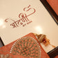 Tissue fabric saree with kolkata handwork and anchor shades with heavy blouse ##SR0124