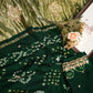 Traditional gazzi silk hand bandhej saree with kolkata handwork ##SR0126