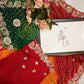 Traditional rajasthani Ojariya saree with hand bandhej & gota patti Cutdana hand work ##SR0128
