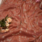 Tissue fabric saree with cut dana and jerkan work with heavy blouse ##SR0129