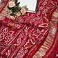 Pure gazzi silk saree with gota patti handwork & heavy gotta patti work pallu traditional bandhni design ##SR0131