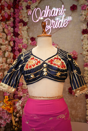 RAJASTHANI TRADITIONAL ANGI BLOUSE WITH GOTA PATTI HNADWORK ##HB054