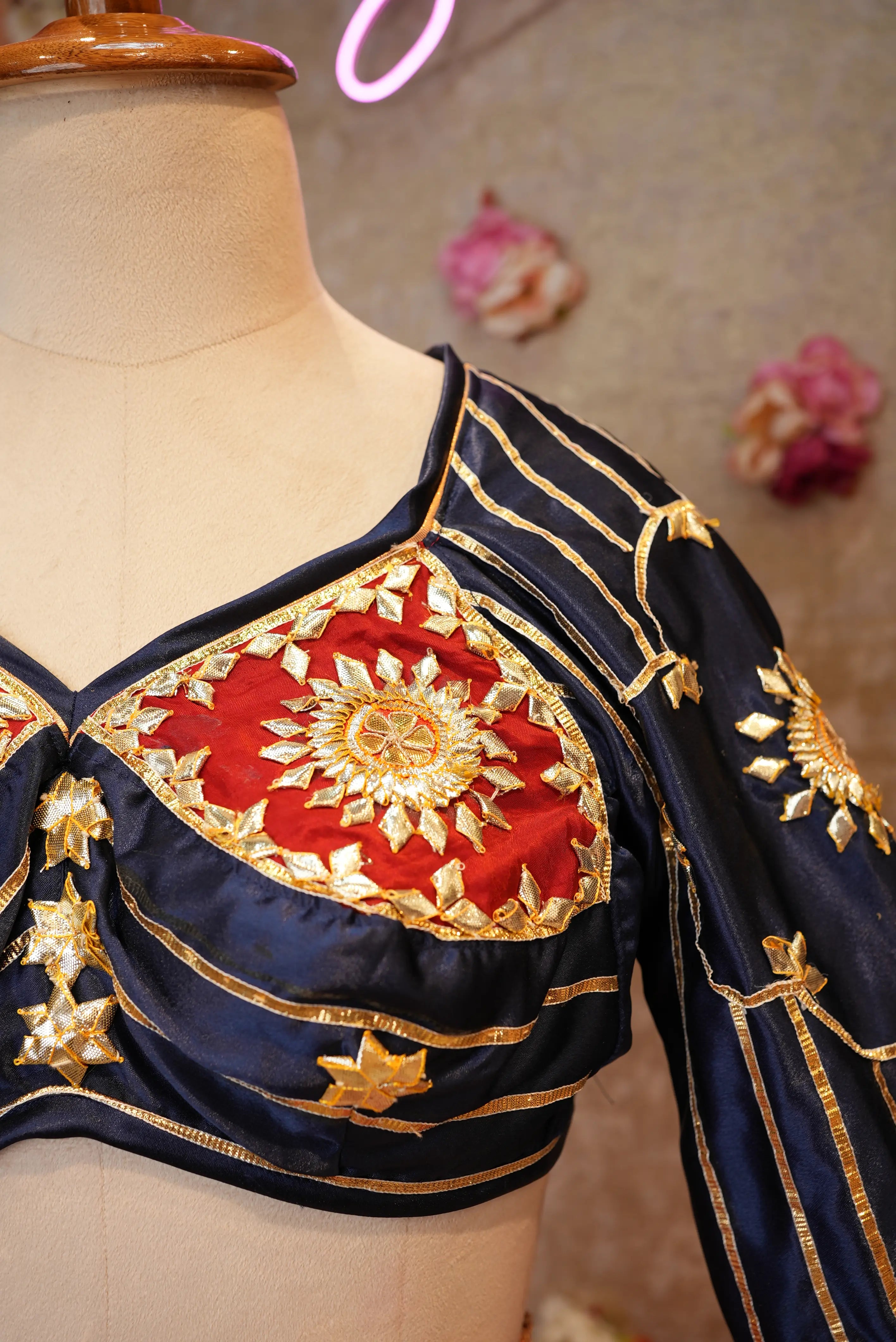 Avntika Rajasthani Angi Blouse with Gota Patti Work (PRE-BOOKING ITEM)