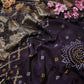 Georgette fabric neem zari saree with zari weaving bandhani design with contrast blouse ##SR0132