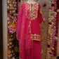 TRADITIONAL KACHI  GOTA PATTI WORK SUIT WITH CUTWORK ORGENZA FABRIC DUPATTA