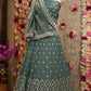 Mosam fabric Sequence dori work heavy lehenga with heavy dupatta ##LC011