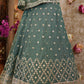 Mosam fabric Sequence dori work heavy lehenga with heavy dupatta ##LC011