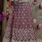 Mosam fabric Sequence dori work heavy lehenga with heavy dupatta ##LC011