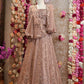 Crape fabric sequence  embroidery with net dupatta & heavy blouse ##LC012