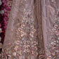 Crape fabric sequence  embroidery with net dupatta & heavy blouse ##LC012