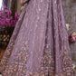 Crape fabric sequence  embroidery with net dupatta & heavy blouse ##LC012