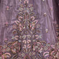 Crape fabric sequence  embroidery with net dupatta & heavy blouse ##LC012