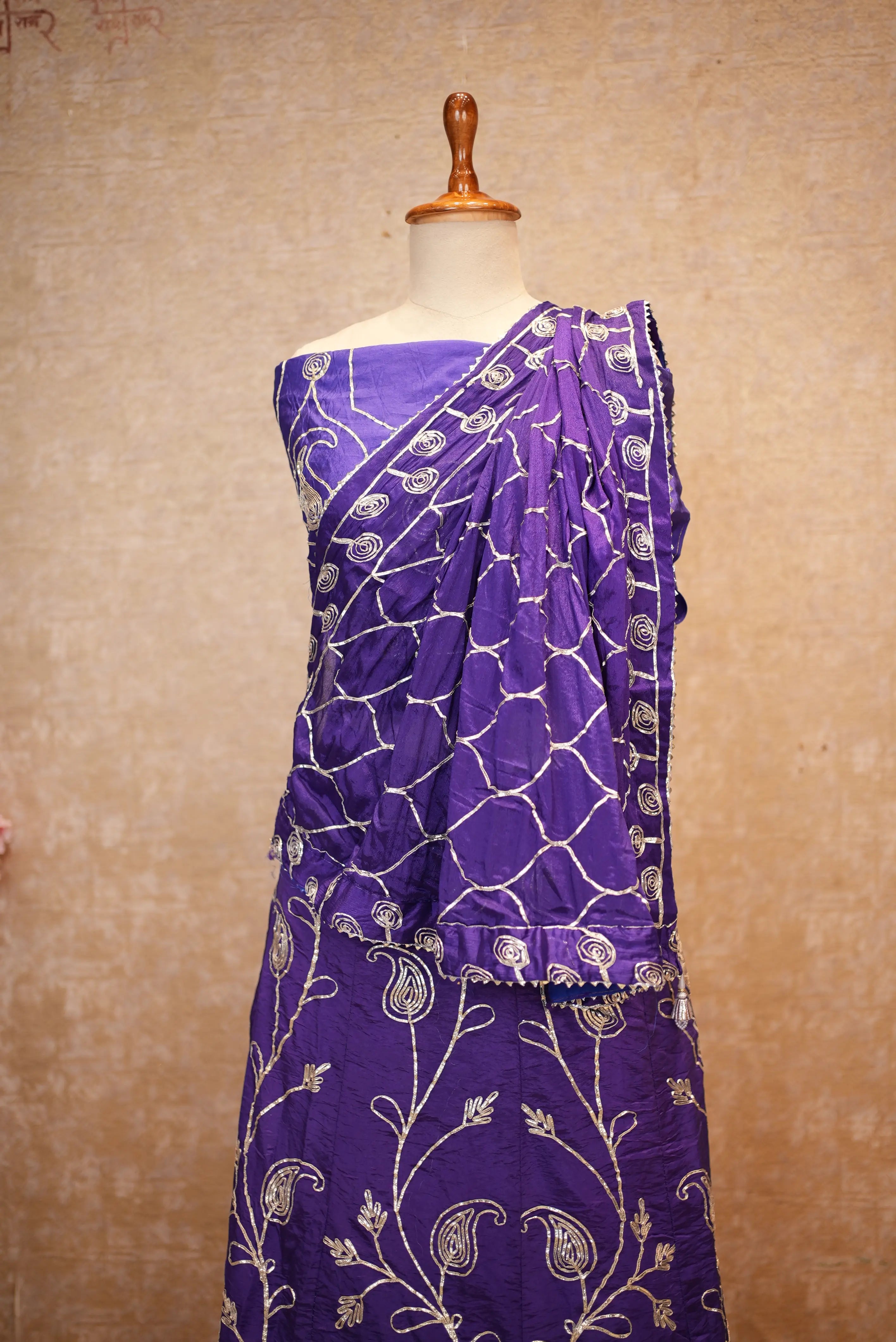 Purple Embroidered Lehenga – Elegant Designer Ethnic Wear for Women