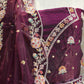 Fand fabric  embroidery sequence work with heavy lehenga & net fabric dupatta ##LC014