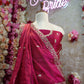 Fand fabric  embroidery sequence work with heavy lehenga & blouse ##LC015