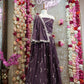 Viskos tissue fabric  embroidery sequence lehenga with heavy blouse & dupatta ##LC019