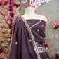 Viskos tissue fabric  embroidery sequence lehenga with heavy blouse & dupatta ##LC019