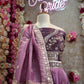 Mirror sequence  embroidery work lehenga with zero to  hundred colour tone ##LC016