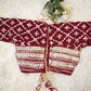 VELVET FABRIC RAJASTHANI AANGI BLOUSE WITH GOTA PATTI JAAL PATTERN (MEHROON) ##HB050