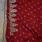 HANDLOOM TISSUE SILK SAREE WITH GOTA PATTI AND ZARDOSI WORK (WITH BANDHANI BLOUSE) ##SR0200
