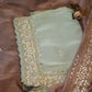 PARTY WEAR SAREE WITH GOTAPATTI HANDWORK (WITH BLOUSE) ##SR0208