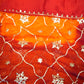 KACHI GOTA PATTI WORK TRADITIONAL PILA SAREE (WITH BLOUSE)  ##SR02010