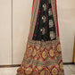 SATIN SILK FABRIC AJRAKH PRINT SAREE WITH BEAUTIFUL TASSELS (WITH BLOUSE ) (6.15 MTR CUT) ##SR0214