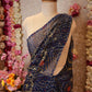 DARBARI SAREE WITH BANDHANI DESIGN & AARI TARI HEAVY JAAL PATTERN (WITHOUT BLOUSE) ##SR458