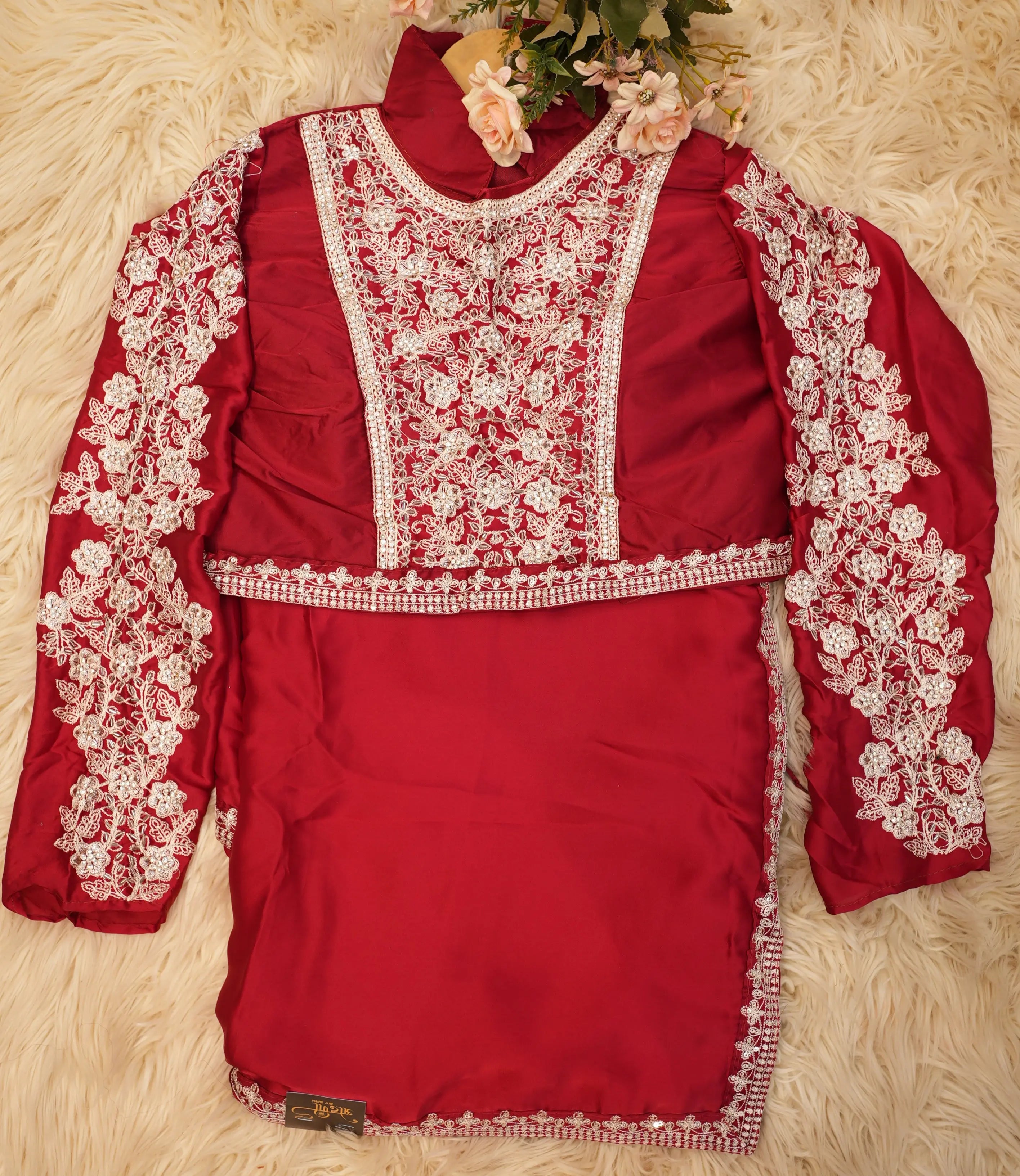 Designer Saree with Stitched Blouse