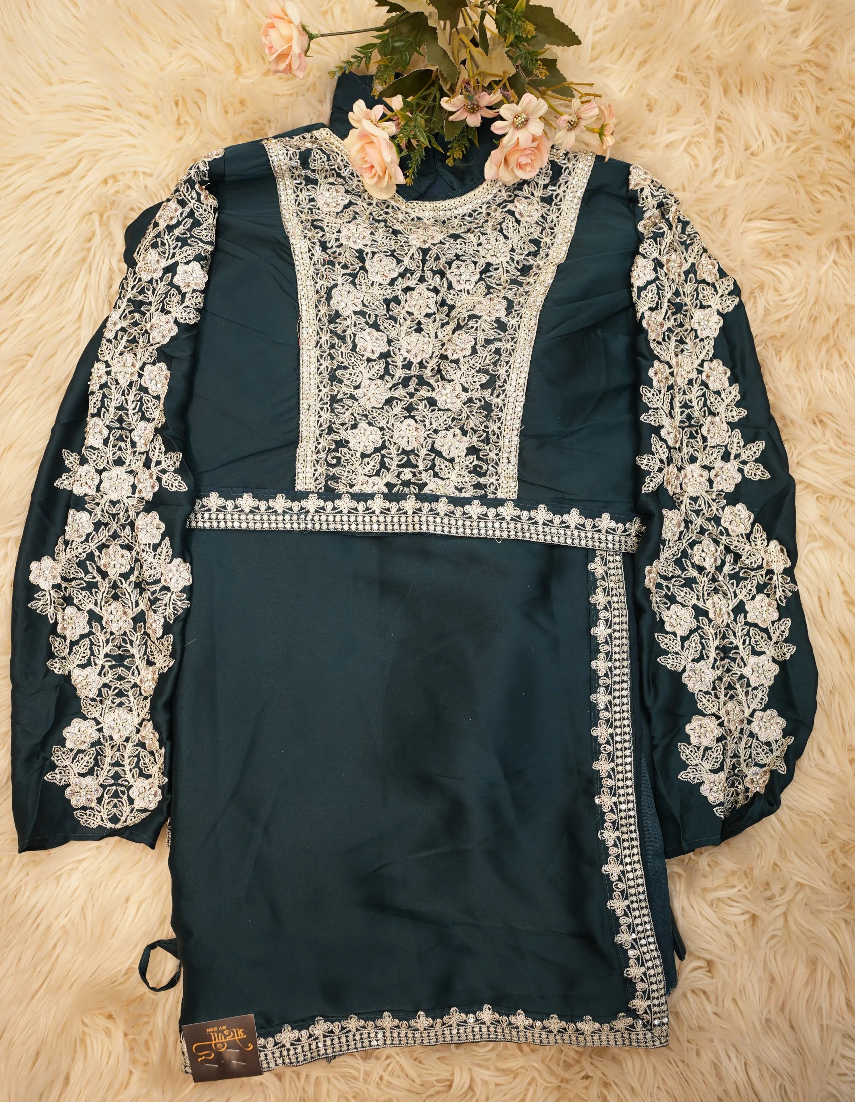 Designer Saree with Stitched Blouse