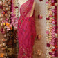 DARBARI SAREE WITH BANDHANI DESIGN & AARI TARI HEAVY JAAL PATTERN (WITHOUT BLOUSE) ##SR458